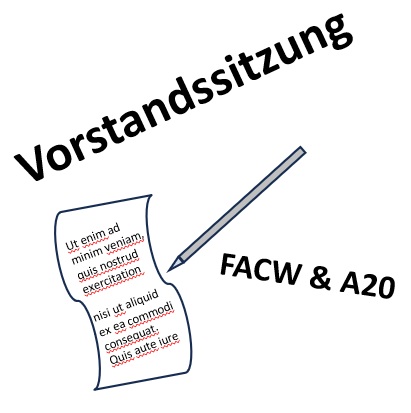 gemeinsame Vorstandssitzung FACW & A20